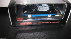 1/43 ACE MODEL CARS BUCKLE GOGGOMOBILE DART BLACK OVER BLUE